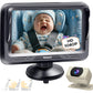 Rohent Beige Baby Car Camera - 1080P Hd, 360? Adjustable, Night Vision, 150? Wide-Angle Lens, Easy Installation, Perfect Match F