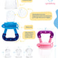 Baby Food Feeder/Fruit Feeder Pacifier Nibbler (2 Pack) - Infant Teething Toys | Silicone Feeder Baby | Mesh Teethers For Babies