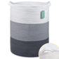 Bosroty Large Laundry Hamper Basket For Girls Boys Kids 72L, Nursery Hamper, Tall Laundry Basket, Blanket Basket, Clothes Basket