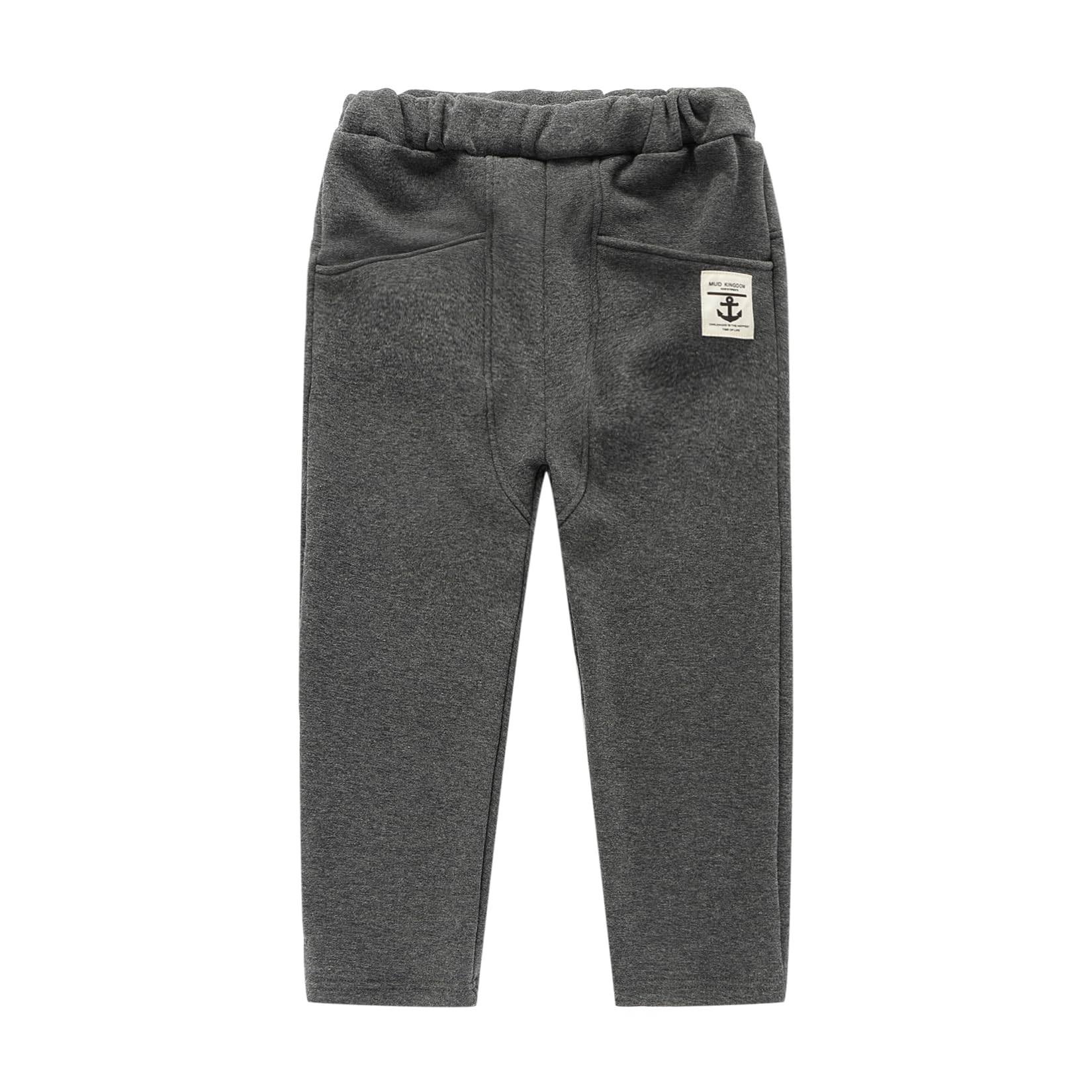 Mud Kingdom Toddler Boys Winter Pants Warm Fleece Lining 3T Dark Gray
