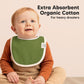 8-Pack Organic Baby Bibs For Boys, Girls - Soft Cotton Drooling And Teething Baby Bibs, Baby Girl Bibs, Baby Boy Bibs, Baby Droo