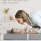 Blissful Diary Baby Changing Pad With Waterproof Lining Foam, Includes A Soft & Washable Cover, Contoured Changing Table Pads Fo