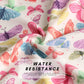 Welaken Baby Girls' Water-Resistant Butterfly Printed Jacket Lightweight And Breathable Fall Windbreaker