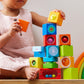 HABA Fun with Sounds Wooden Discovery Blocks with Acoustic Sounds (Made in Germany), 1-2 Years, 6 pieces