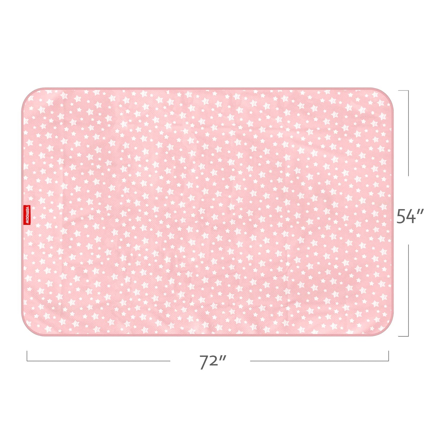 Extra Large Baby Splat Mat 54''X 72'', Anti Slip Waterproof High Chair Mat Baby Feeding Table Cloth Floor Mat Cover, Baby Art Pl