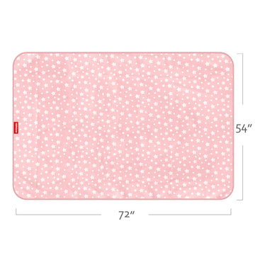 Extra Large Baby Splat Mat 54''X 72'', Anti Slip Waterproof High Chair Mat Baby Feeding Table Cloth Floor Mat Cover, Baby Art Pl