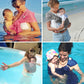 CUBY Water Baby Sling Carrier Breathable Mesh Baby Wraps Carrier Adjustable Ring Sling Baby Carrier Infant Carrier for Summer Sw