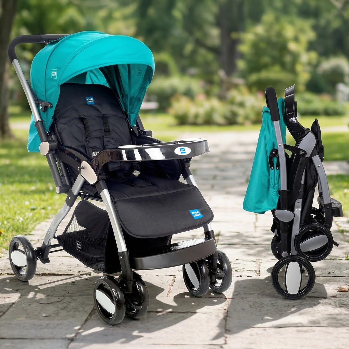 Mee Mee Dream Star Baby Stroller/Pram for 0 to 3 Years | EasytoPush Stroller with OneHand Folding, Comfortable Seating & 360 