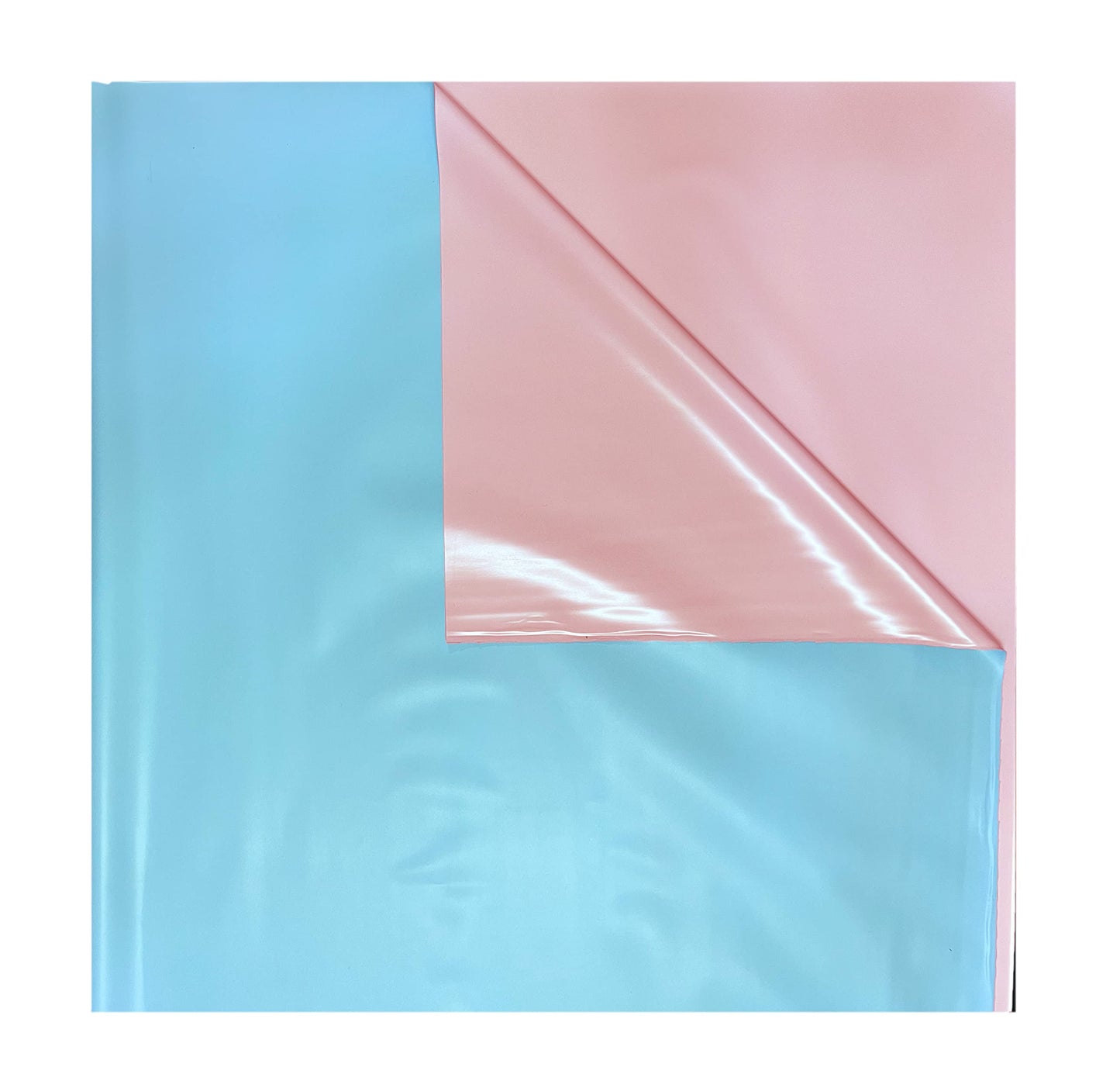 Pookie Plastic Sheet,Pvc Sheet For Kids,Rubber Sheet For Babies,Bed Wetting Protector(40 X 76 Inches) (Pink/Blue 2 Meter)