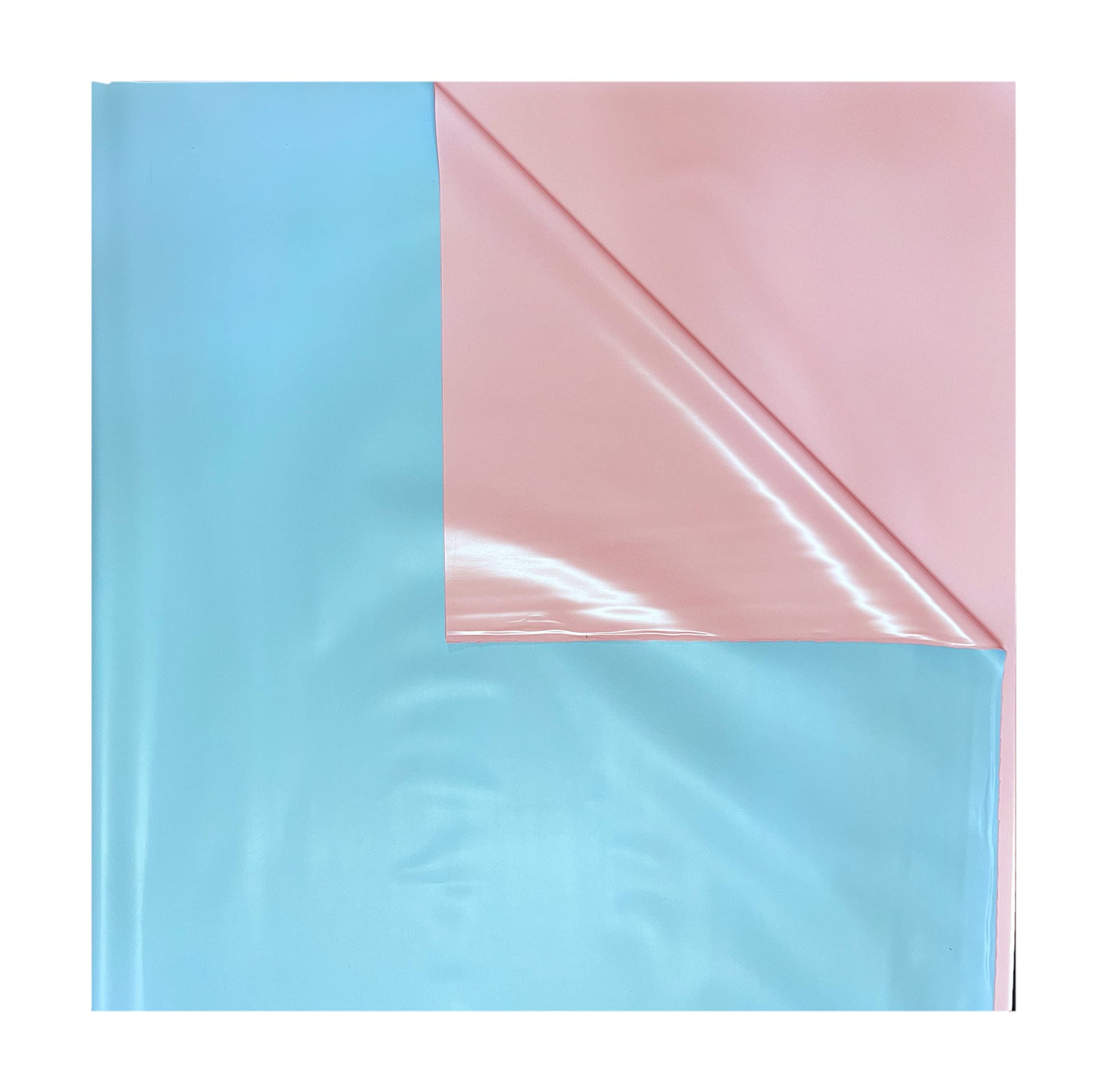 Pookie Plastic Sheet,Pvc Sheet For Kids,Rubber Sheet For Babies,Bed Wetting Protector(40 X 76 Inches) (Pink/Blue 2 Meter)