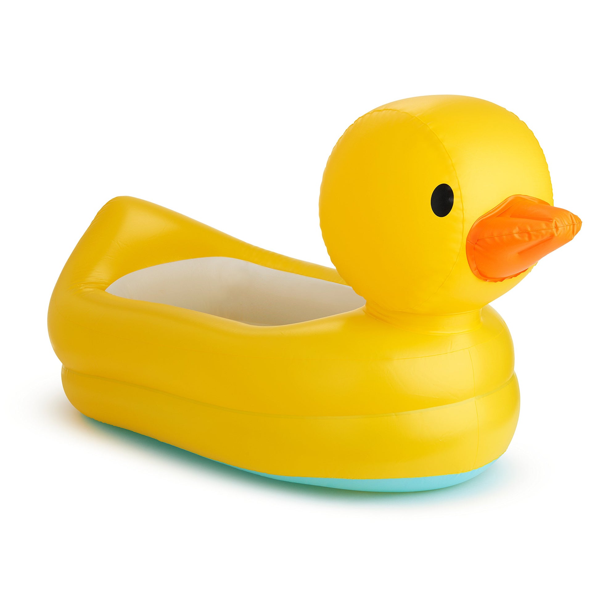 Munchkin    Duck    Inflatable Baby Bathtub With White Hot    Heat Alert