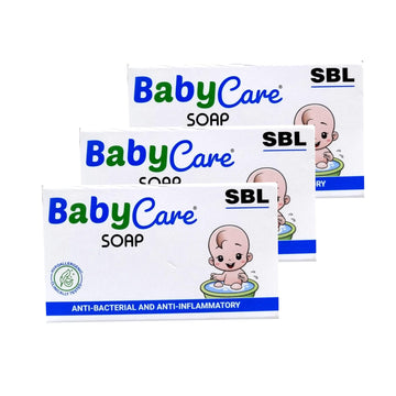 Sbl Baby Care Soap Bar- Gentle Cleansing Bathing Bar For Babies, 75G (Pack Of 3)