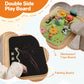 Himold Activity Table for Kids 6-36 Months, 9 in 1 Wooden Montessori Toys with Bead Maze Shape Sorter Train Toy, Baby Sensory Ta
