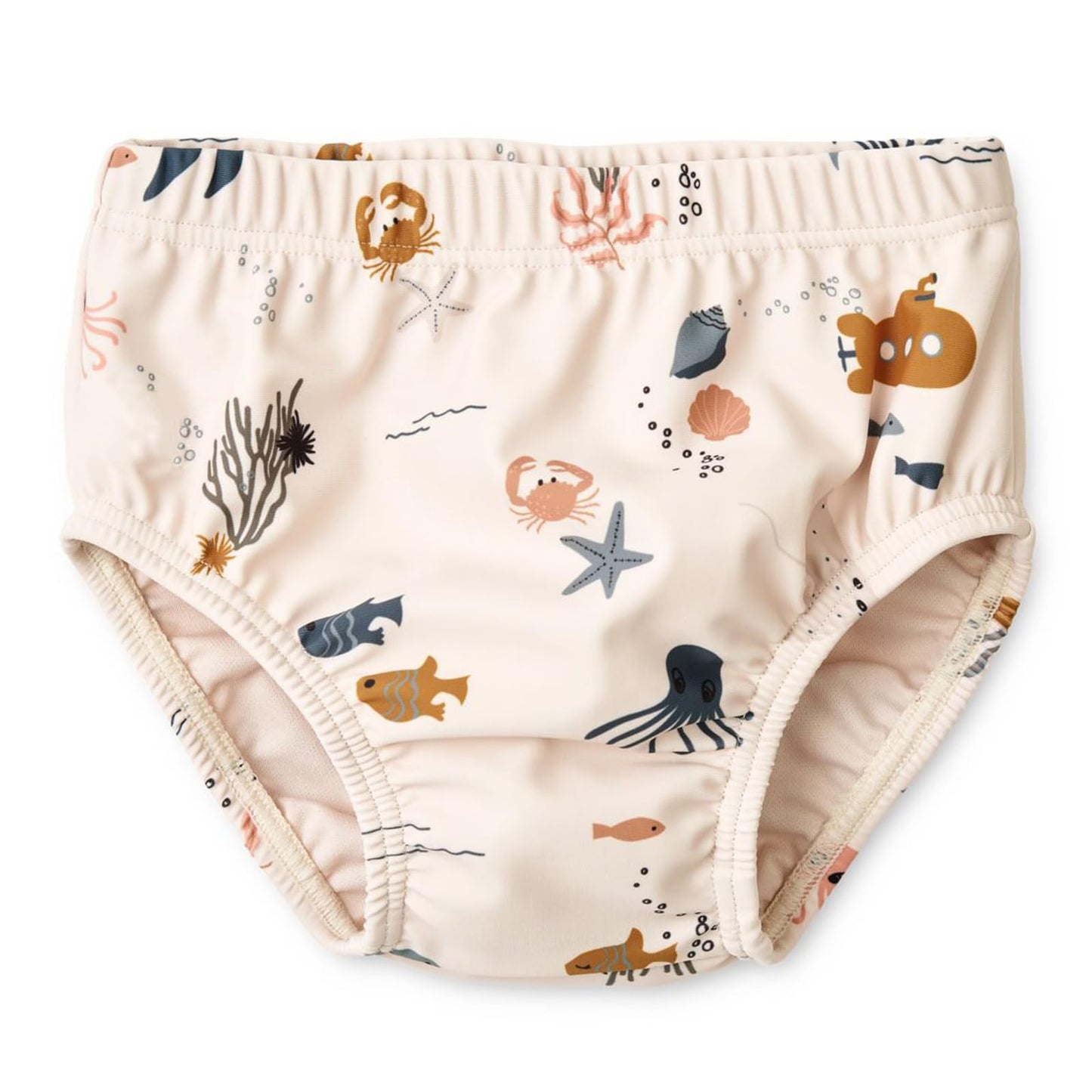 Ldioif Baby Toddler Unisex Reusable Swim Diaper, Size 2-3, 1 Count, Blue, Animal Print, Waterproof, Bisphenol A Free, 22-34 Lbs,