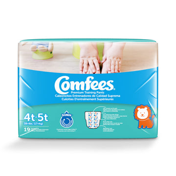Cmf-B4 -  Comfees Training Pants Boys, 4T/5T, 19 Count (X6)