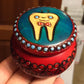 Hlpiamok Aeiniweraabbcc Spprandom Tooth Fairy Box Polish Handmade Wooden Round Boy'S Tooth And Curl Box First Tooth Keepsake Box