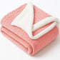 VAS COLLECTIONS Ultra Soft Baby Blanket | Flannel + Sherpa | 2Layer AllSeason AC Sheet for Newborns (024 M)  Light Pink