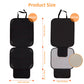 Smart Elf Car Seat Protector For Child Car Seat, 1Pack Car Baby Seat Protector With Red Line Design, Car Seat Mat With Non-Slip