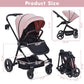 2-In-1 Baby Stroller Travel Stroller Reversible Stroller, Bassinet Stroller With Convenient One-Handed Folding Feature Stroller