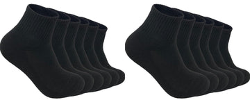 Mukhaksh (Pack Of 6 Pairs = 12 Socks Men Boys Winter Woolen Warm Ankle Towel Socks
