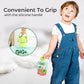 Giichen Soft Sip Food Pouch Topper - Food Grade Silicone Pouch Tops For Baby Prevent Spills, Led Weaning, Self Feeding, Protects
