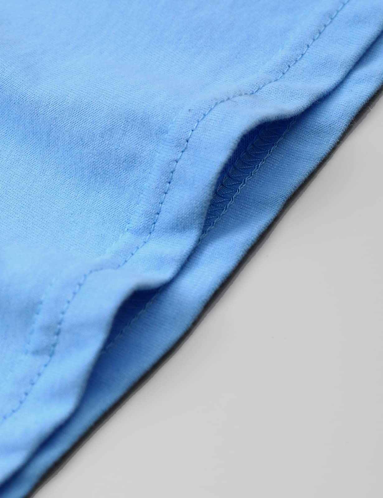 Cosland Boys Blue T Shirts Kids Plain Tops, X-Small