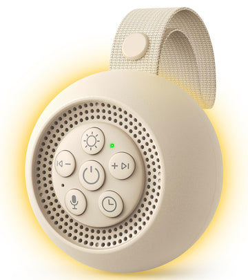 Afuosy White Noise Sound Machine for Baby Adults with Voice Recording, 16 Soothing Sounds Portable Noise Machine, Night Light | 