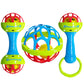 8pcs Baby Rattles Toys Set for 3-6 Months,Grab Shake Rattle for Babies 6-12 Months, Easy Hold Teething Toy,Development Learning