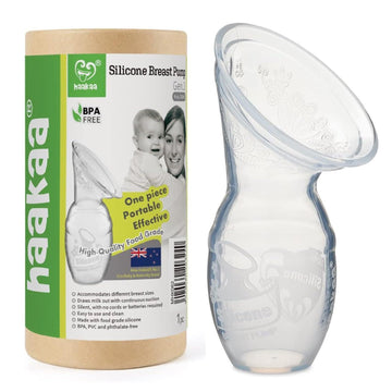 Haakaa Silicone Breastfeeding Manual Breast Pump Milk Pump 100% Food Grade Silicone Bpa Pvc And Phthalate Free