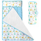 Moonsea Nap Mat For Toddlers Dinosaur With Removable Pillow And Fleece Minky Blanket, Lightweight Perfect For Kids Preschool, Da