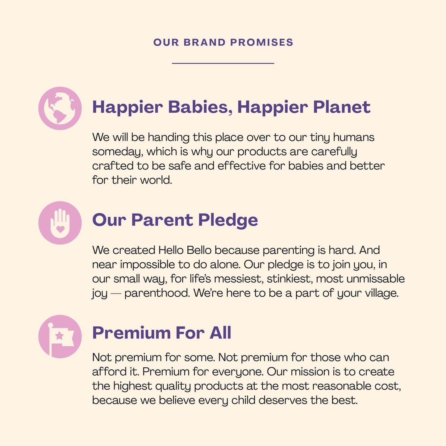 Hello Bello Premium Baby Lotion, Gentle Hypoallergenic Vegan Formula To Nourish And Moisturize, Sweet Cream Scent, 8.5 Oz