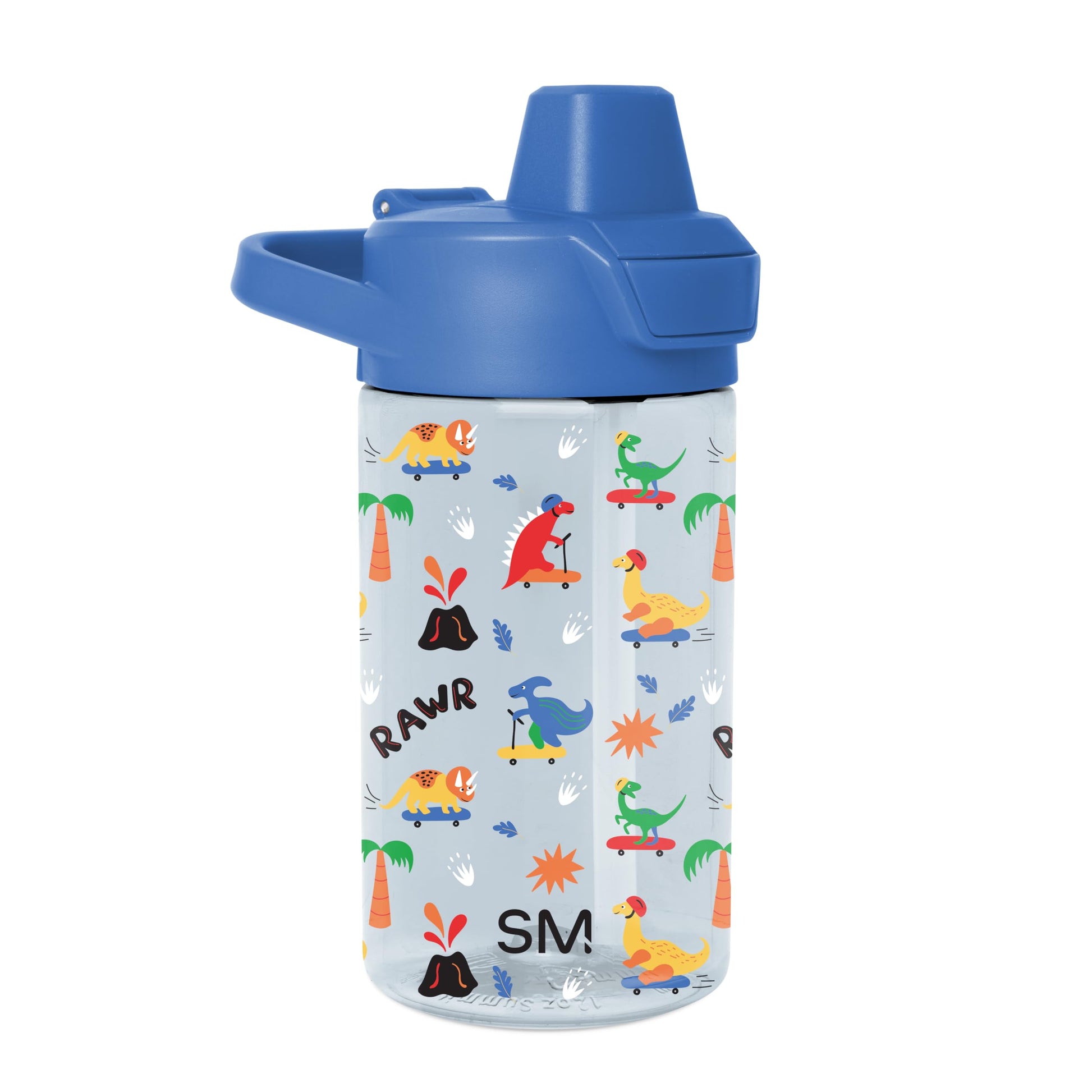 Simple Modern Kids Tritan Plastic Summit Water Bottle | 12 oz BPA-Free Cup with Covered Leak Proof Straw Lid for Boys, Toddlers 