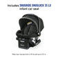 Graco Modes Closer Travel System with SnugRide 35 Lite LX Car Seat & Slide2Me Adjustable Height, Reversible, Lightweight, One-St