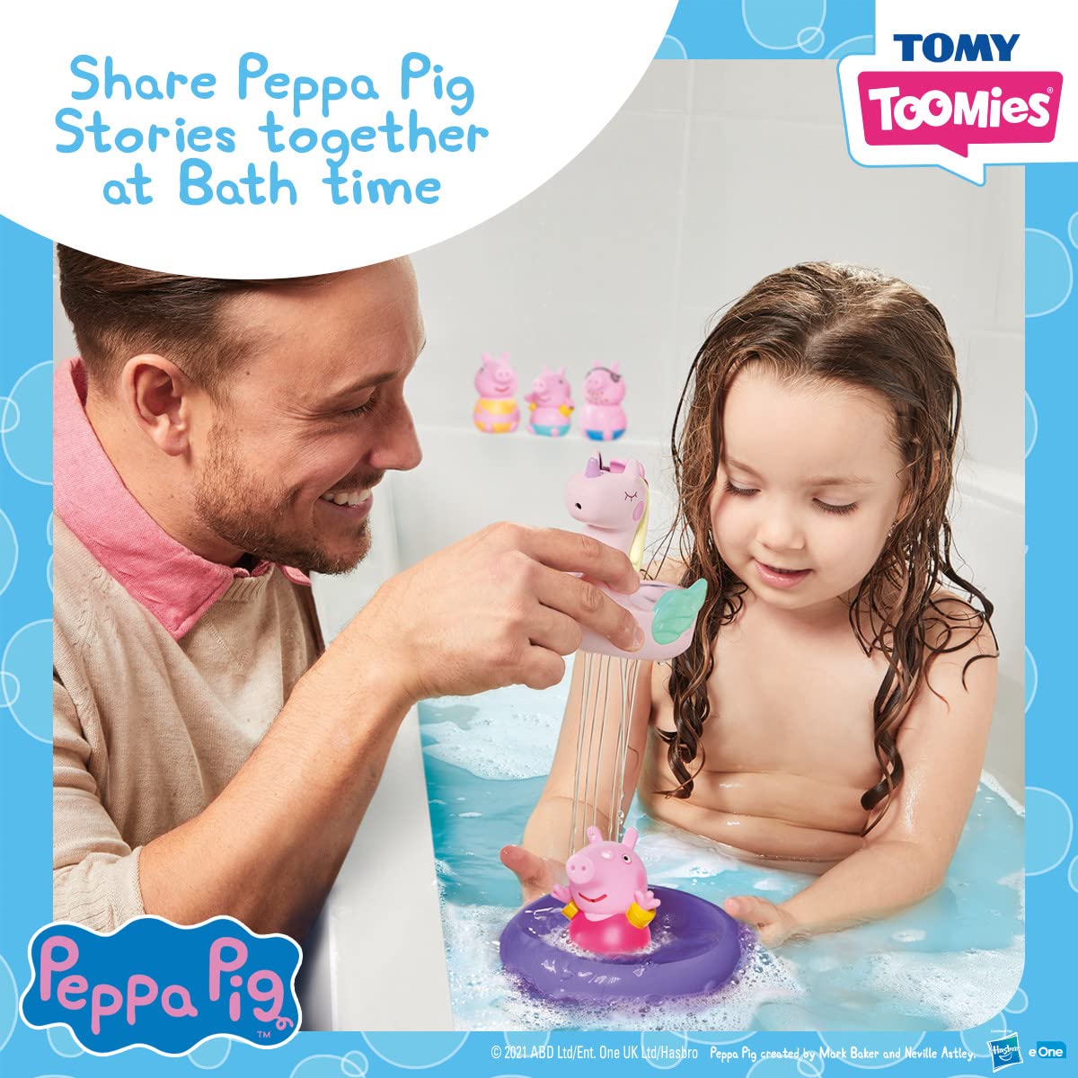 Peppa Pig Bath Toys - Baby Bath Toys Promote Dexterity and Motor Skills - Toddler Toys for Bath and Pool - Bath Toys for girls a