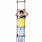 Ashish Rope Climbing Ladder Indoor/Outdoor For Kids  Ninja Ladder, Kid Ladder For 4 To 10 Years (Black)
