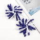 Yxiang 2Pcs Indigo Korker Bows For Girls 3'' Curly Bow Hair Clip Ribbon Ponytail Bows Alligator Clip Hair Barrette For Girls Tod