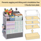 Wishjazz Xl Hanging Diaper Caddy Organizer For Changing Table, Crib, Playard, Wall & Door, Reinforced Diaper Stacker And Nursery