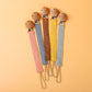 Socub 3 Pack Pacifier Clips For Baby Boys And Girls, Fabric Pacifier Hold With Clip For Binky, Teether Toys, Bpa Free, Baby Show