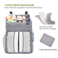 Clearworld Hanging Diaper Caddy Organizer,Diaper Stacker And Crib Organizer,Upgrade Thicken Nursery Organizer For Changing Table