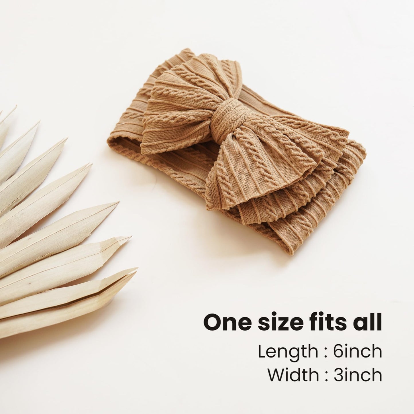 Prohouse 8 Pack Baby Headbands Soft Nylon Hairbands Hair Bows For Newborns Infants Toddlers And Baby Girls Elastic Hairbands For