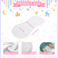 Timgle 6 Pcs 13 X 29 In Peanut Shape Changing Pad Liner Peanut Changing Pad Liner Portable Soft Peanut Changing Pad Washable Reu