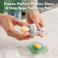 Haakaa Baby Fruit Food Feeder & Mini Freezer Nibble Tray Combo, Breastmilk Popsicle Molds For Baby Cooling Relief, Bpa Free Sili