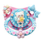 Cutieplusu Adult Sized Pacifier Dummy For Adult Diy Handmade Adult Pacifiers- Star Bear Blue