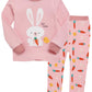 Vaenait Baby Toddler Kids Boys Girls Animal 100% Cotton Sleepwear Pajamas Set Rabbit Crew M
