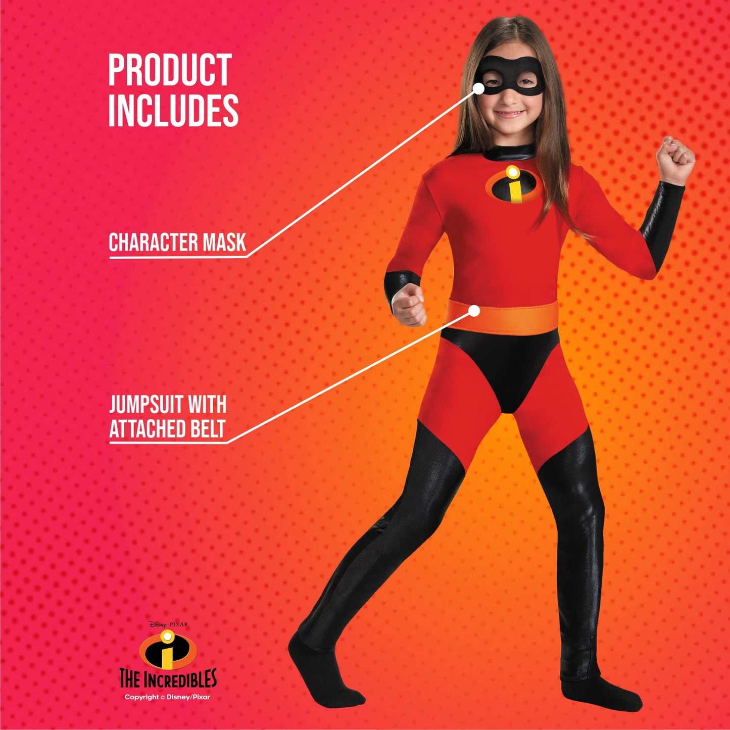 Disney The Incredibles Violet Classic Girls Costume, Small /4-6X