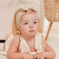 Jollybows Baby Girl Headband Bows Nylon Head Wraps Newborn Hairbands Infant Toddler Hair Bow (2- Khaki Ginger Beige)