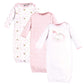 Yoga Sprout Unisex Baby Cotton Gowns, Unicorn, 0-6 Months