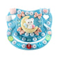 Cutieplusu Adult Sized Pacifier Dummy For Adult-Big Shield Diy Handmade-Blue Moon Bear