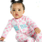 Simple Joys by Carters Baby Girls 2-Pack 2-way Zip Fleece Footed Sleep and Play