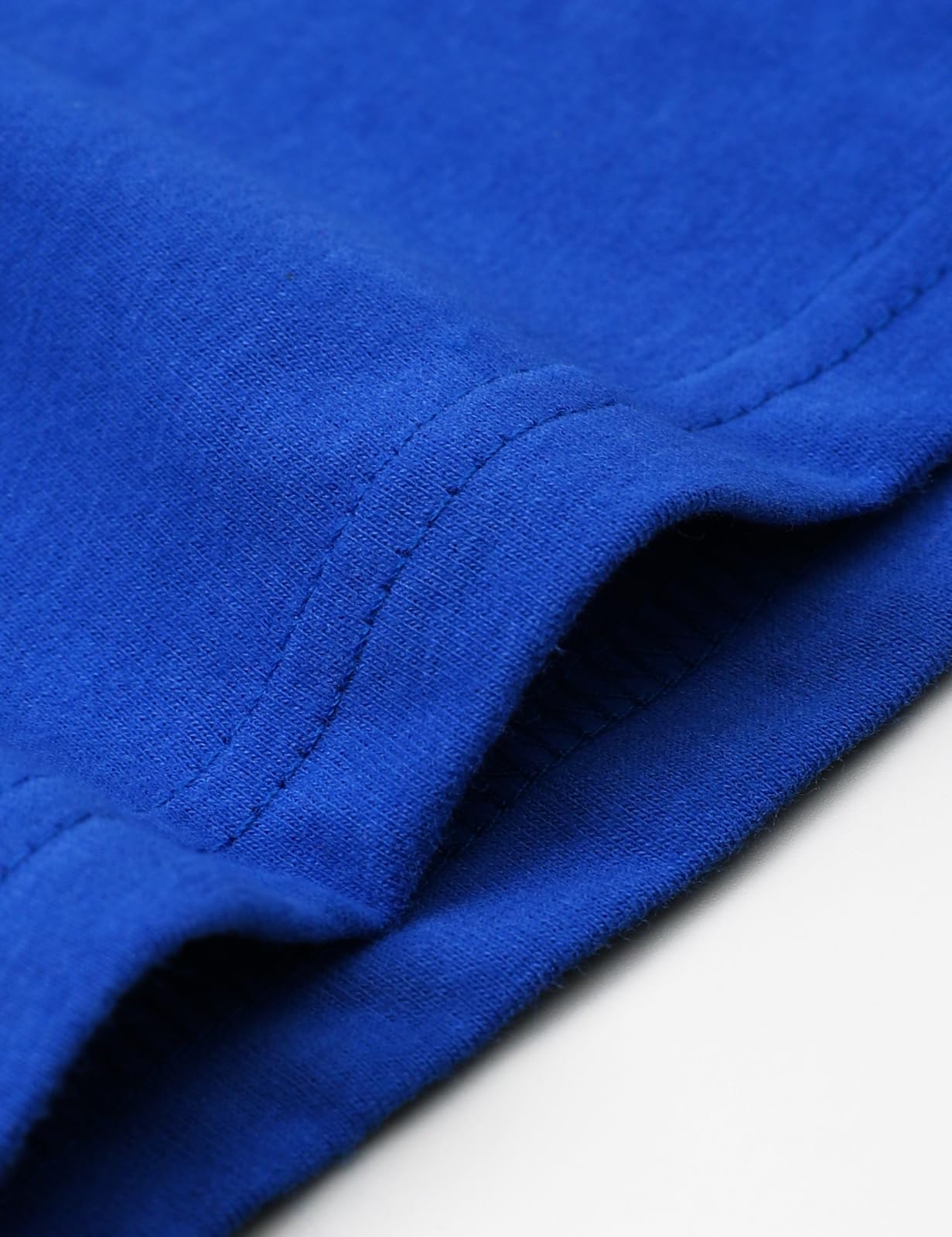 Cosland Toddler Baby Plain Short Sleeves 100% Cotton Tee, Blue, 2T